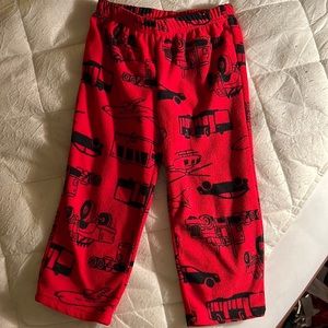 Carter’s Trucks and Vehicles Fleece Pajama Bottoms